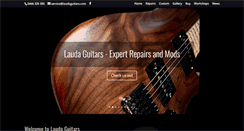 Desktop Screenshot of laudaguitars.com